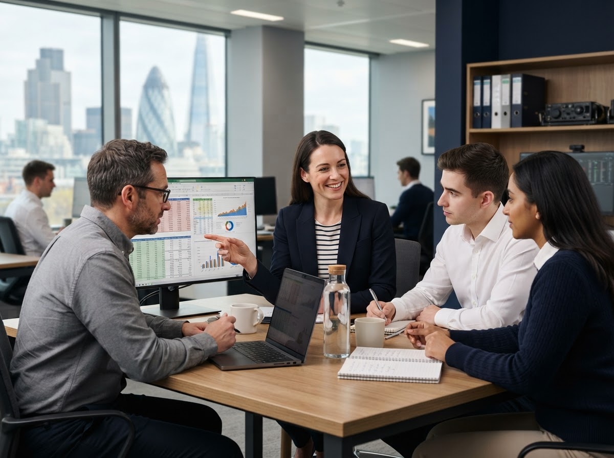 Yukolume analyst reviewing predictive risk models on a workstation